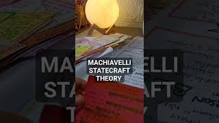 MACHIAVELLI STATECRAFT THEORY upsc upsc polity machiavelli ntanet shorts shortfeed youtube [upl. by Ocko]