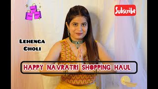 NAVRATRI LEHENGA CHOLI MYNTRA SHOPPING HAUL IN BUDGET  TRY ON amp HONEST REVIEW  AKSHITA GAHA [upl. by Nazler]