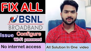 Bsnl Wifi No Internet Problem Solve  Fix Identifying Network [upl. by Ratna365]