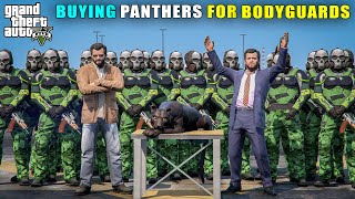 GTA 5  MICHAELS POWERFUL PANTHER SECURITY FOR BODYGUARD [upl. by Daht]