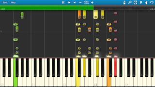 Kool and The Gang  Celebration  Synthesia Piano Cover Version  Tutorial [upl. by Anes]