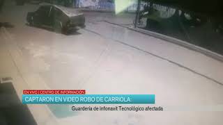 Captaron en video robo de carriola [upl. by Arlette]