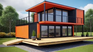 Innovative 2 Storey shipping containers home Designs [upl. by Robins249]