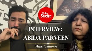 Interview of Abida Parveen  Coke Studio Season 14  Ghazi Taimoor [upl. by Isacco]