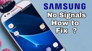 How to Fix Samsung No Signals Issue [upl. by Anerbes]