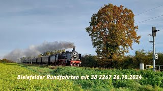 Bielefelder Rundfahrten mit 38 2267 26102024 4K [upl. by Tracey]