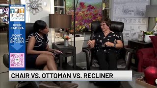 Chair vs ottoman vs recliner [upl. by Anilad]