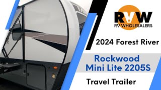 2024 Rockwood Mini Lite 2205S Travel Trailer Flythrough [upl. by Adams18]