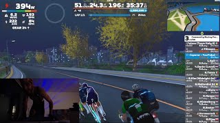 Zwift  Race Community Racing Festival  EVO  Turf N Surf in Makuri Island [upl. by Aihcrop]