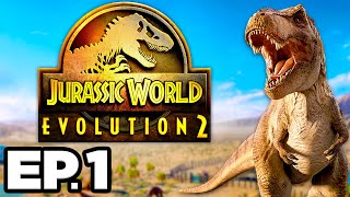 🦖 WHAT IS JURASSIC WORLD EVOLUTION 2 🦕  Jurassic World Evolution 2 Ep1 Gameplay  Lets Play [upl. by Nylknarf711]