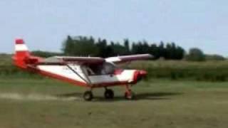 Awesome short takeoff and landing in a STOL CH 701 SkyJeep [upl. by Aikehs]