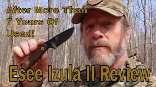 ESEE Izula II Knife Review After More Than 7 Years Of Use [upl. by Oisorbma958]