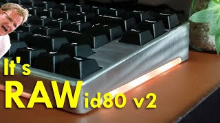 I stripped my unwanted keyboard to raw finish ID80 V2 Soundtest [upl. by Kcirddot349]