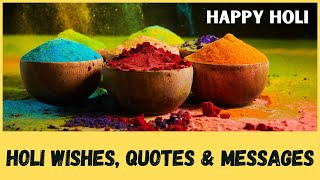 Happy Holi wishes quotes and messages  Happy Holi 2024  Holi festival happyholi2024 [upl. by Cormac]