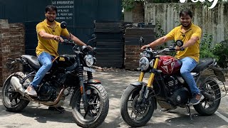 Finally The All New 2024  Royal Enfield Guerrilla 450 VS Triumph Speed 400 Detailed Comparison ​⁠ [upl. by Aicul]