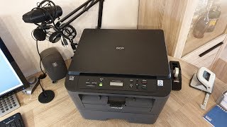 Brother DCPL2520DW Drucker Kopierer Scanner Laserdrucker schwarzweiss [upl. by Gwenn]