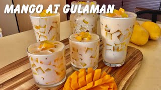 Mango At Gulaman  Trending Pinoy Recipe  Pang Negosyo Dessert [upl. by Aicinad641]