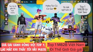 Giả Gái Siêu Phẩm FreeFireGánh Mấy Ní Top 1 Bất ngờ Thật Sự [upl. by Adnahs]