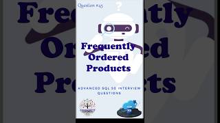 Frequently Ordered Products sqlfordataengineer faangpreparation interviewquestions deinterview [upl. by Liggitt]