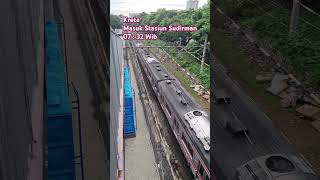 28 Nov 2024 Stasiun Sudirman krl shortvideo train [upl. by Arenat]