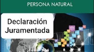 Declaracion juramentada segunda parte servidores publicos [upl. by Eciralc]