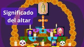 Significado del altar de muertos tradición mexicana del día de los difuntos Significado Católico [upl. by Lorry]