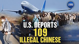 US Deports 109 Chinese Illegal Immigrants CCP Agent Sentenced for Trying to Bribe IRS Official [upl. by Wiburg]