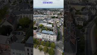 Chartres en vue aérienne par drone shorts [upl. by Firmin314]