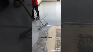 floor paint cement floor paint floor renovation [upl. by Airalednac]