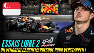 ESSAIS LIBRES 2  UN VENDREDI CAUCHEMARDESQUE POUR VERSTAPPEN   RÉSUMÉ GRAND PRIX SINGAPOUR [upl. by Ive]