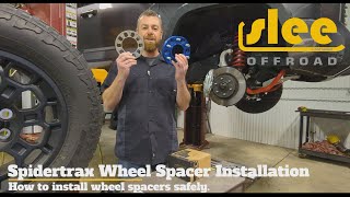 Spidertrax Wheel Spacer Installation [upl. by Hoyt]