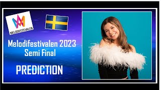 Melodifestivalen 2022  PREDICTION  Semi Final  Andra Chansen  Top 8  With Comments [upl. by Aihtibat]