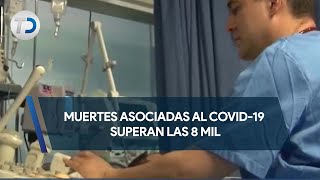 Muertes asociadas al Covid19 superan las 8 mil [upl. by Noyahs]