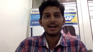 Pushpak Got Placed In Capgemini as SAP MM Certified Consultant By PRIMUS SAP ACADEMY [upl. by Tallbott]