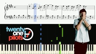 twenty one pilots Untitled Demo 2011  Piano Tutorial [upl. by Anna-Diane]