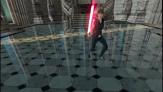 Lightsaber combat blade and sorcery [upl. by Enirtak721]