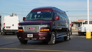 SUPERCHARGED 4X4 2018 GMC 9 Passenger Explorer Vans Conversion Van  CP16705T [upl. by Satterfield]