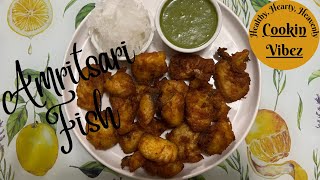 Amritsari Fish Fry Recipe  Amritsari Fish Pakora  Cookin Vibez [upl. by Gladdie]