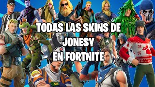 Fortnite  Todas las skins de Jonesy [upl. by Jumbala]