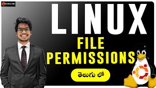 Linux file permissions in Telugu [upl. by Nauqram16]