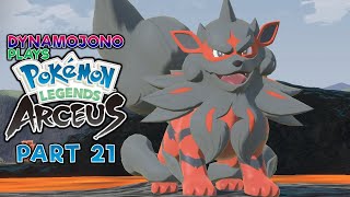 Quelling Arcanine The Lord of the Isles  Pokémon Legends Arceus 21 [upl. by Enyalb]