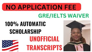 100 Scholarship When You Apply BSc Masters and PhD [upl. by Ahseik994]