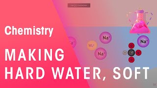 Learn How To Turn Hard Water Into Soft Water  Environmental Chemistry  Chemistry  FuseSchool [upl. by Mcarthur]