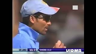 KUMARA SANGAKKARA amp MAHELA JAYAWARDHENE 57 RUNS PARTNERSHIP VS SRILANKA  VADODARA IN 2005 [upl. by Ttimme]