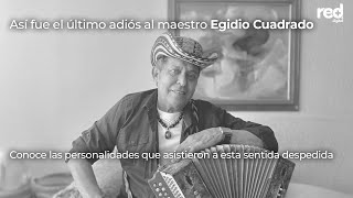 Así fue el último adiós al maestro Egidio Cuadrado en Bogotá [upl. by Lucais]