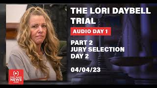 DAY 2  PART 2 Audio from Lori Vallow Daybell trial  jury selection [upl. by Sachiko30]