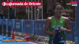 México logra medalla de oro y bronce en el triatlón femenil de los JuegosPanamericanosChile2023 [upl. by Coral932]