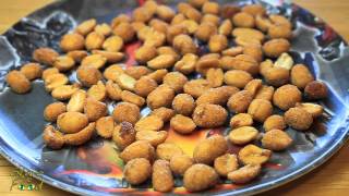 Stare At Food Honey Roasted Peanuts [upl. by Drofla]