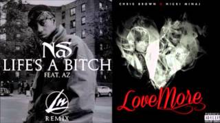 Chris Brown amp Nicki Minaj Ft Nas  Love More Remix [upl. by Ari]