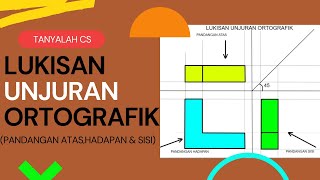 LUKISAN UNJURAN ORTOGRAFIK [upl. by Baelbeer]